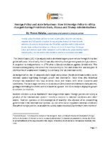 Foreign Policy discourse-How US foreign Policy to Africa has changed-converted